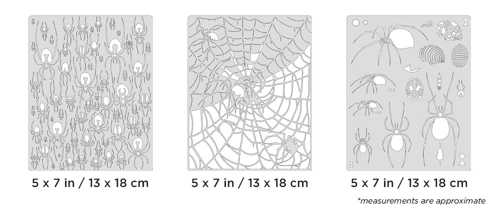 IWATA Artool Spider Master Mini Series Set Freehand Airbrush Template by Craig Fraser | 758240150794