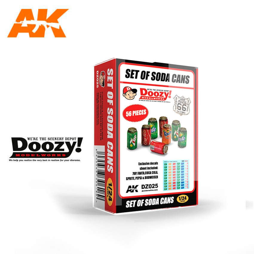 Doozy 1/24 Set Of Soda Cans | 8435568306189