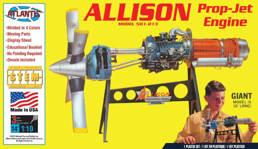 Atlantis Allison Prop-Jet Engine | 850002740288