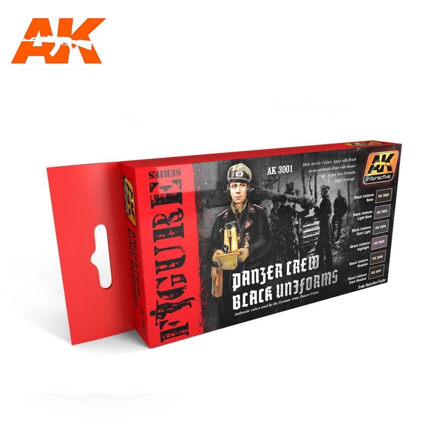 AK Interactive Panzer Crew Black Uniforms Colors Set | 8436535573733