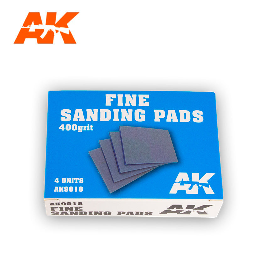 AK Interactive Fine Sanding Pads 400 grit. 4 units | 8435568305335