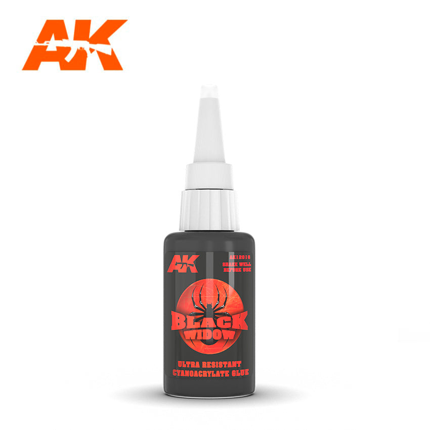 AK Interactive Black Widow Cyanoacrylate Glue | 8435568305731