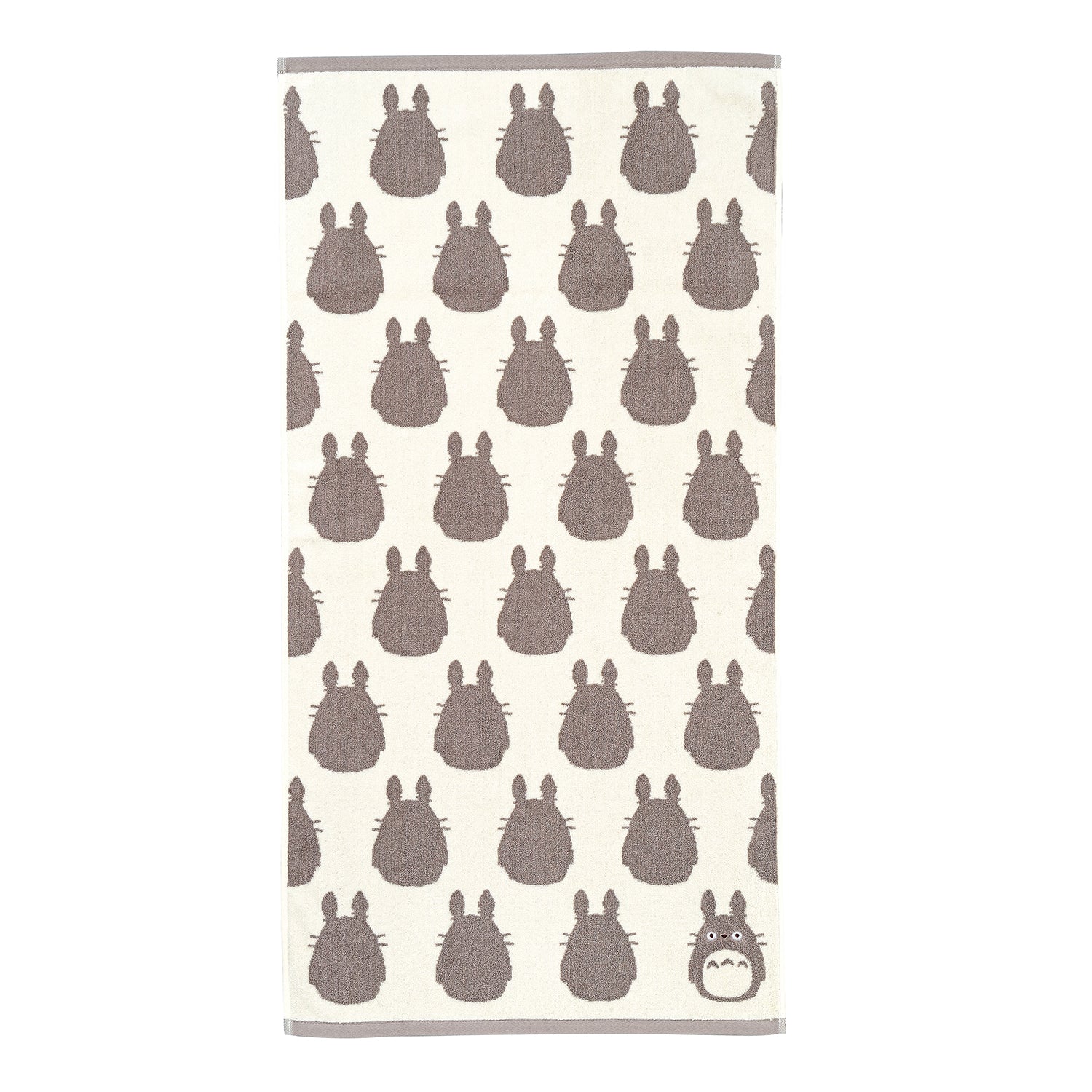 Marushin Studio Ghibli Silhouette Towel Series Big Grey Totoro - (Bath Towel) 'My Neighbor Totoro', Size: 23.6" x 47.24" | 4992272572995