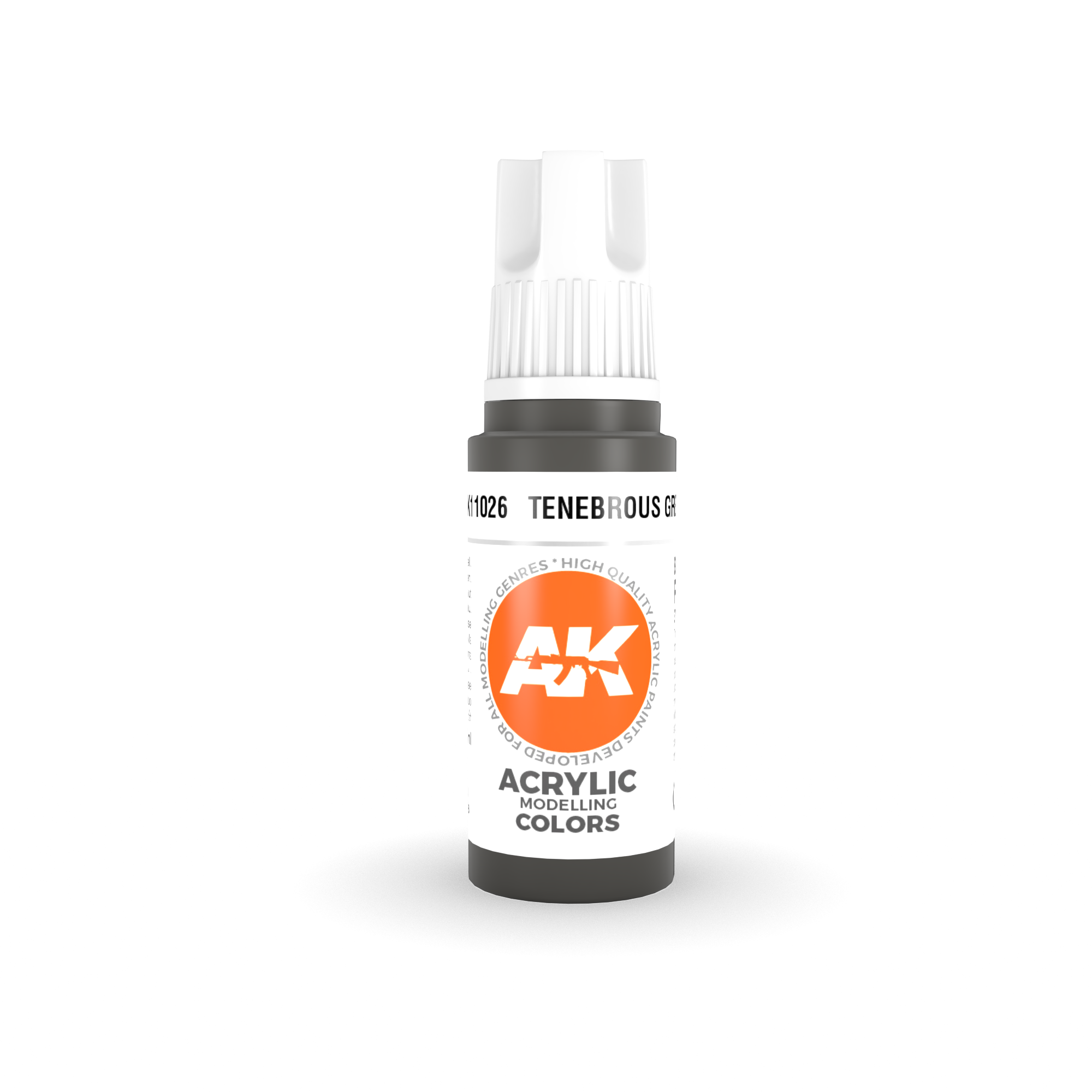 AK Interactive 3G Acrylic Tenebrous Grey 17ml | 8435568302594