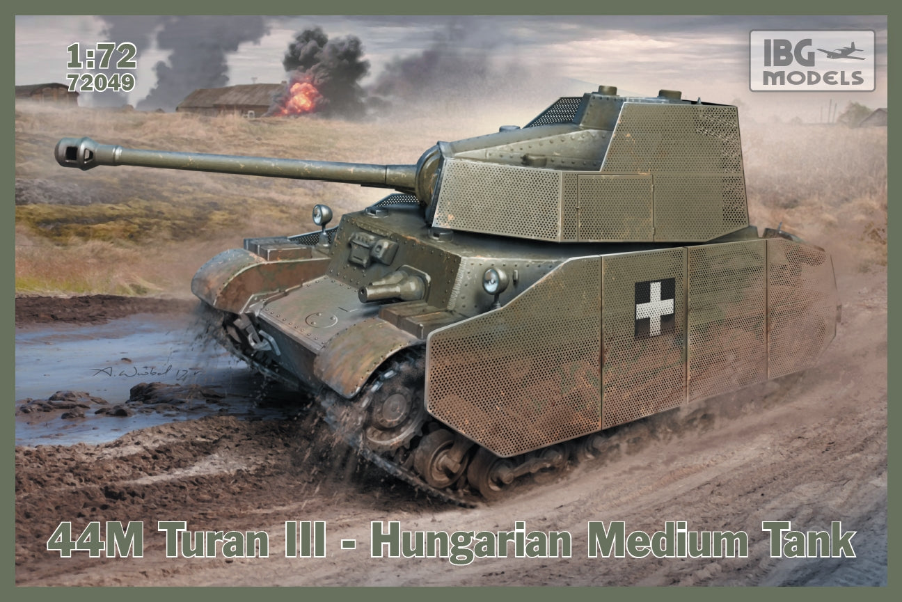 IBG Models 1/72 44M Turan III – Hungarian Medium Tank | 5907747901001