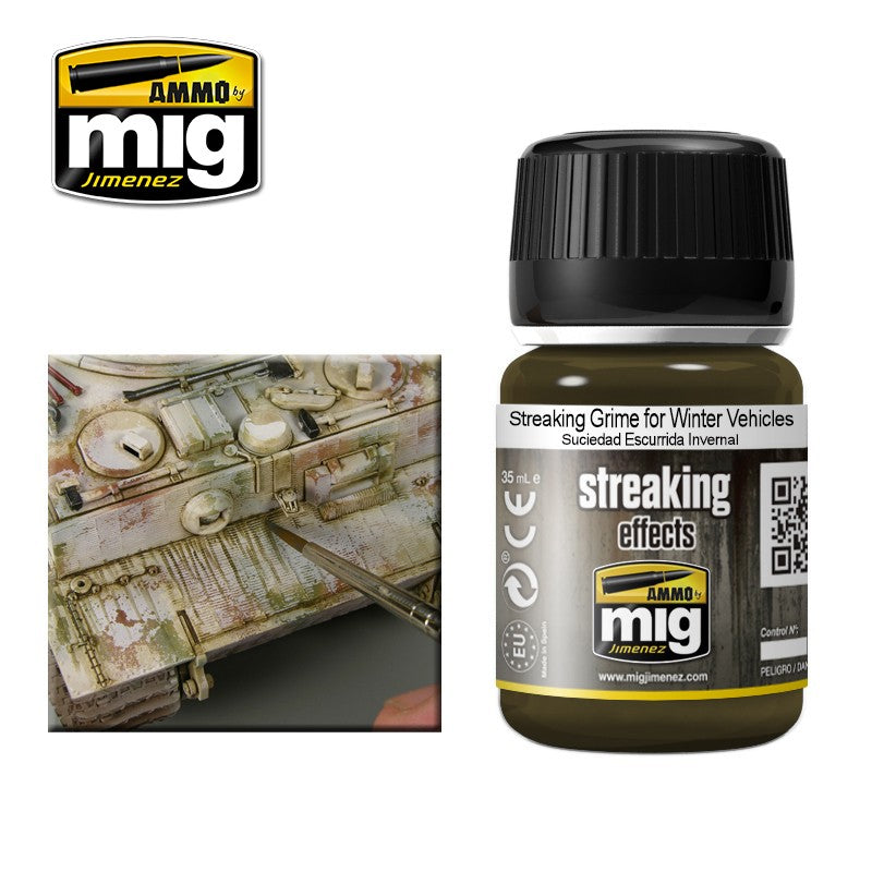 Ammo Mig Streaking Grime for Winter Vehicles | 8432074012054