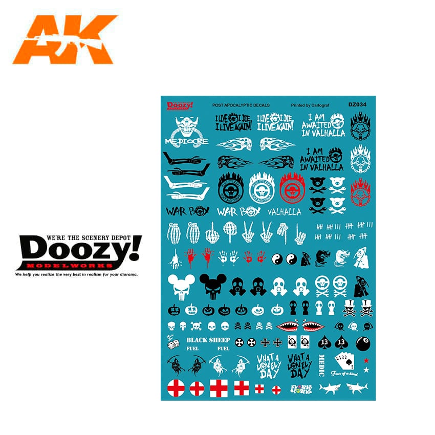 Doozy 1/24 Mad Max Decals | 8435568308381