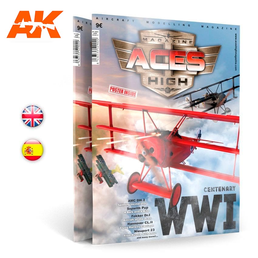 AK Interactive Aces High 02: WWI Centenary - English | 8436535573696