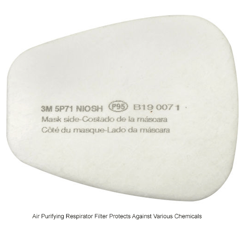 3M 6000 Series Prefilters for Respirator Cartridges (Box of 10) | 051131071940
