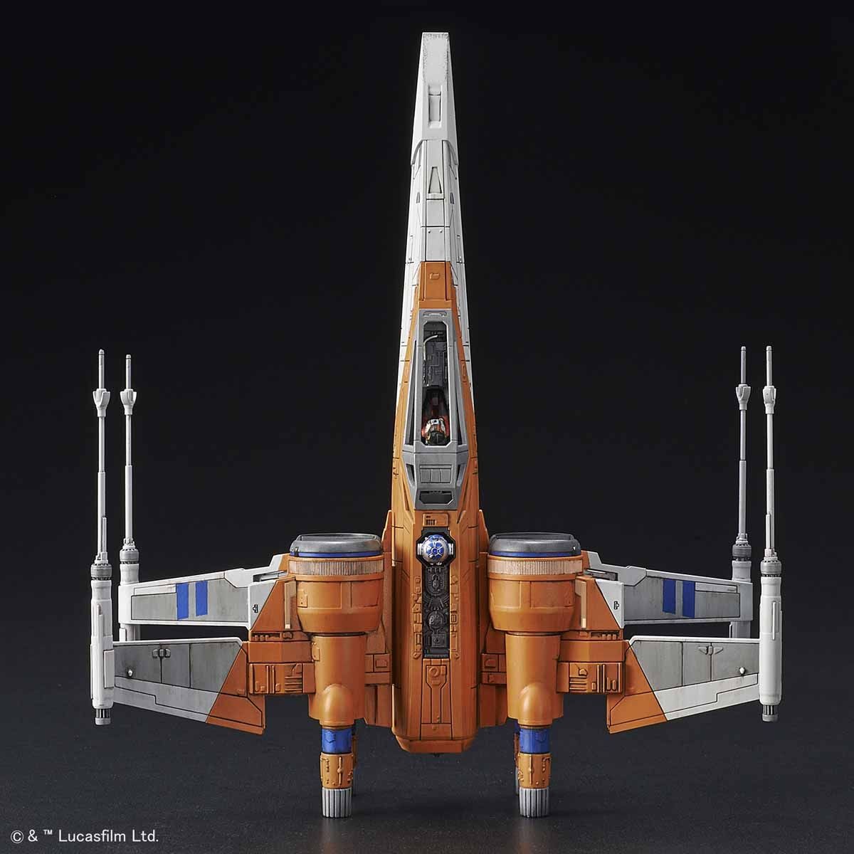 Bandai Poe X-Wing Fighter (Rise of Skywalker Ver.) 'Star Wars', Bandai Spirits 1/72 Vehicle Model | 4573102583123