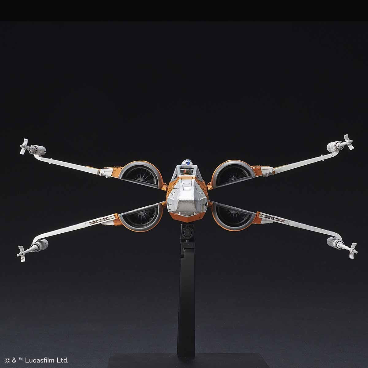 Bandai Poe X-Wing Fighter (Rise of Skywalker Ver.) 'Star Wars', Bandai Spirits 1/72 Vehicle Model | 4573102583123