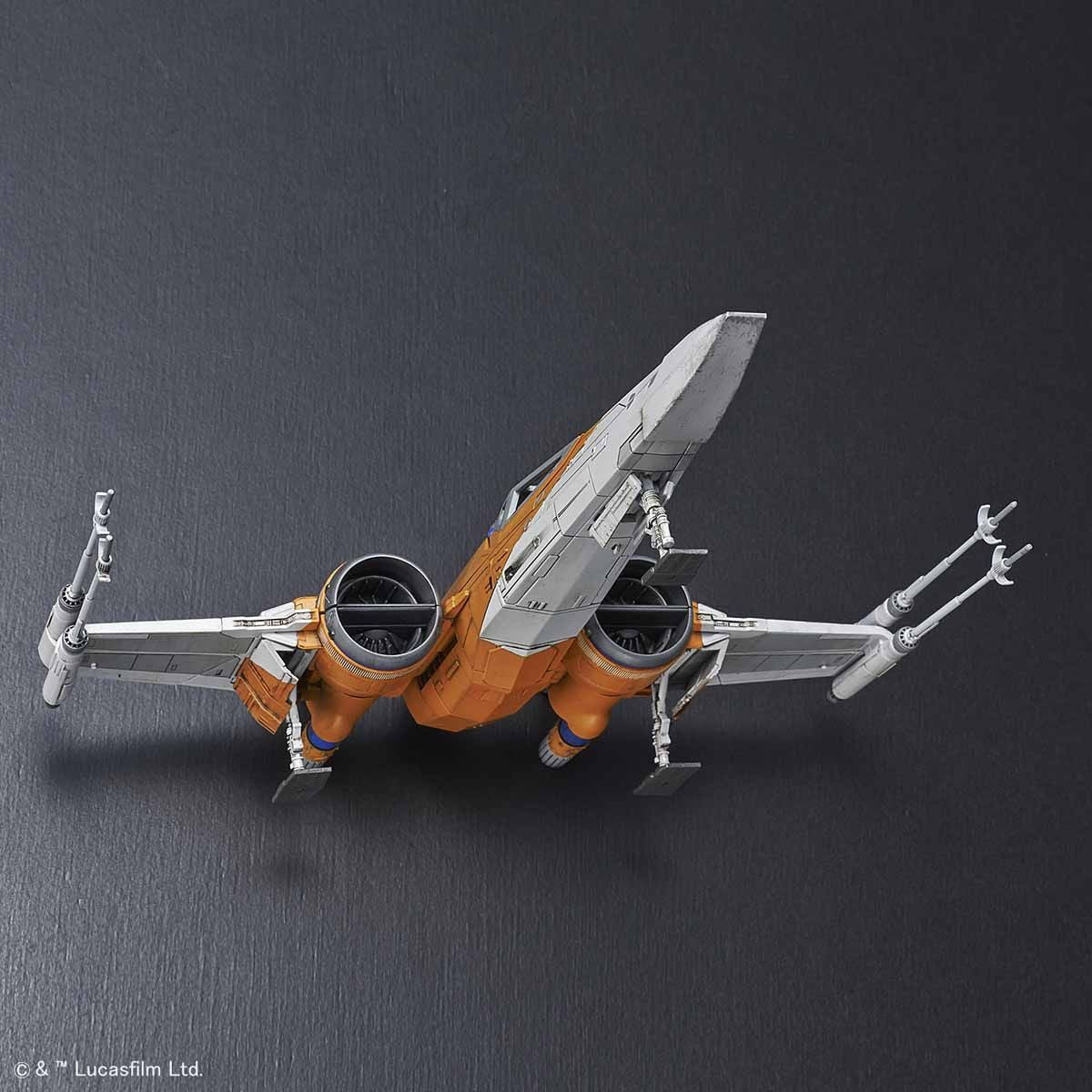 Bandai Poe X-Wing Fighter (Rise of Skywalker Ver.) 'Star Wars', Bandai Spirits 1/72 Vehicle Model | 4573102583123
