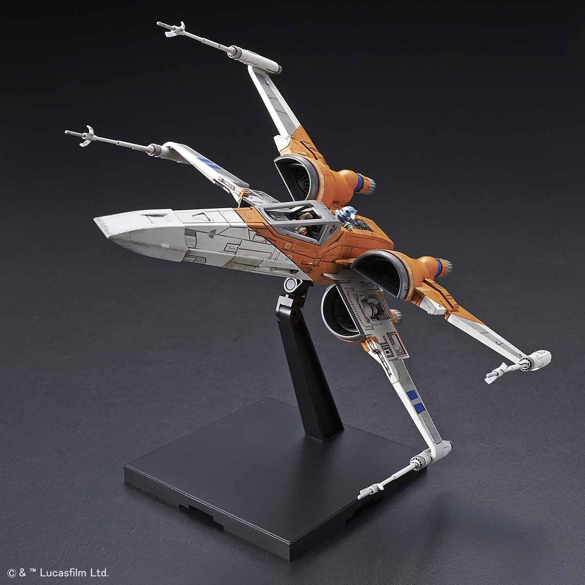 Bandai Poe X-Wing Fighter (Rise of Skywalker Ver.) 'Star Wars', Bandai Spirits 1/72 Vehicle Model | 4573102583123