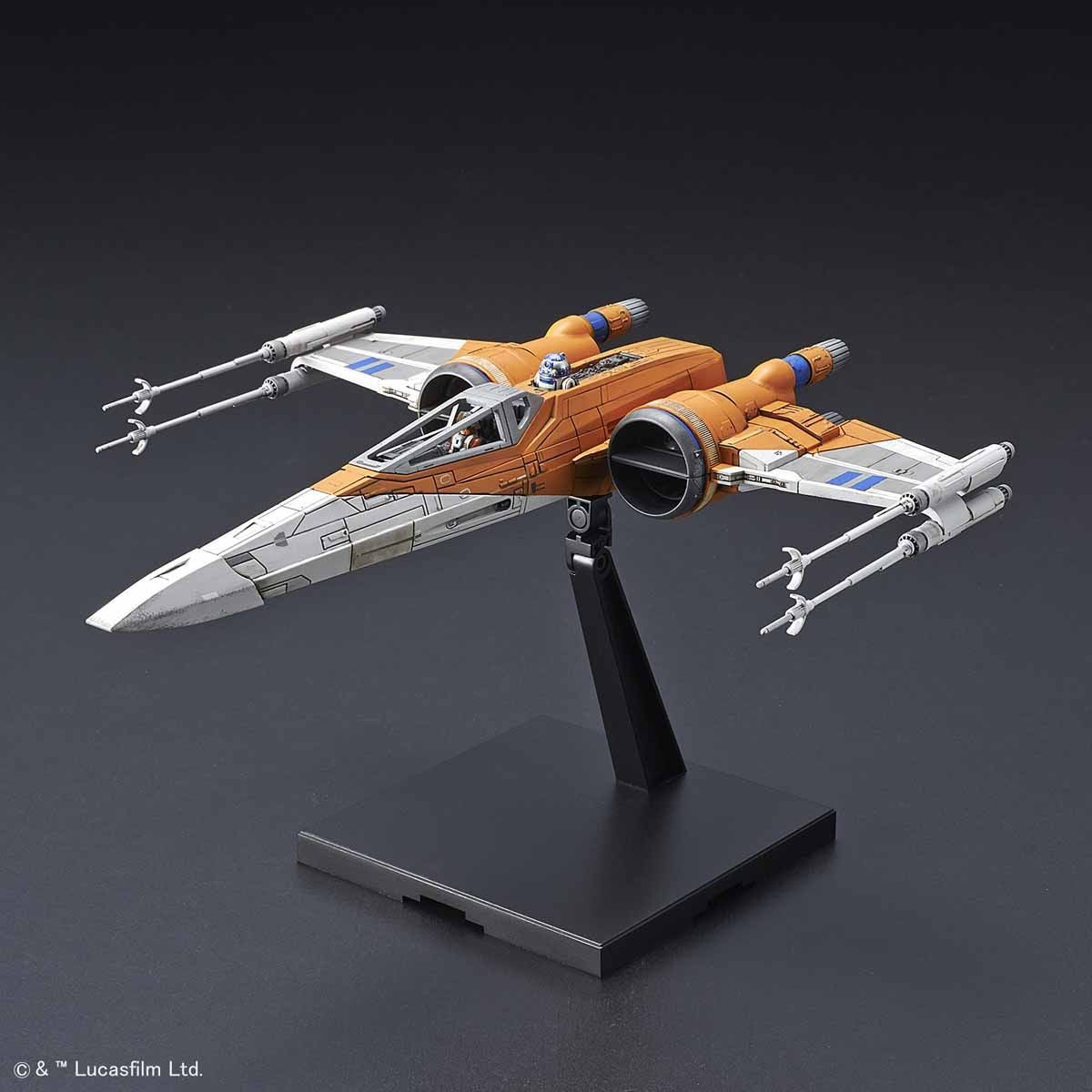 Bandai Poe X-Wing Fighter (Rise of Skywalker Ver.) 'Star Wars', Bandai Spirits 1/72 Vehicle Model | 4573102583123