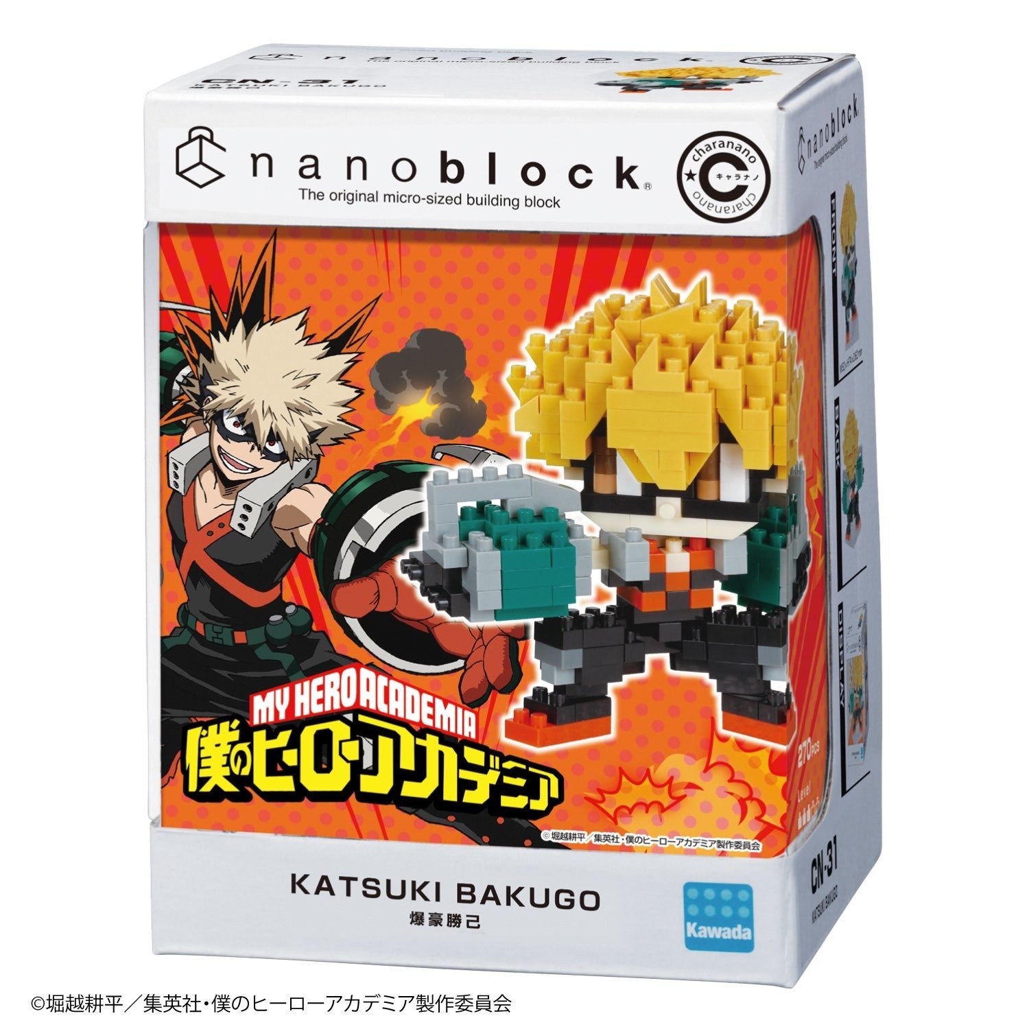 Nanoblock Charanano Series, Katsuki Bakugo "My Hero Academia" | 4972825219461