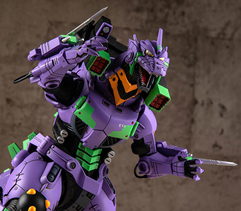 Aoshima Godzilla VS Evangelion Mechagodzilla (Type-3 Kiryu Eva Unit-01 Color Ver.) | 4905083109540