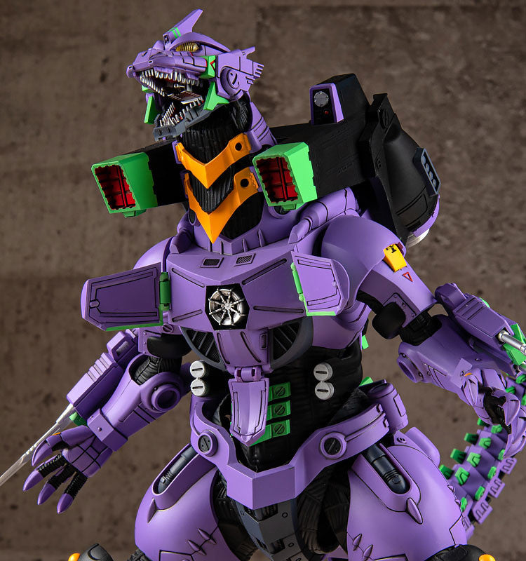 Aoshima Godzilla VS Evangelion Mechagodzilla (Type-3 Kiryu Eva Unit-01 Color Ver.) | 4905083109540