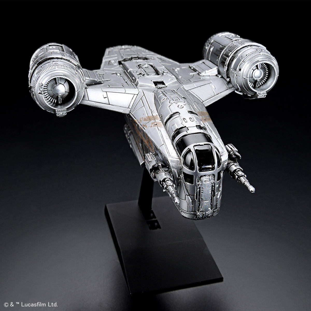 ザ・マンダロリアン - Star Wars Plastic Model, Vehicle Model (EX018) - Silver Coating Ver.(Bandai Spirits) | 4573102617958