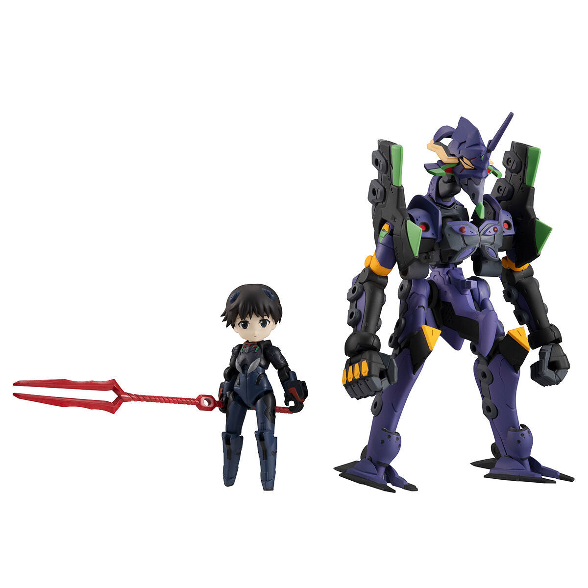 Megahouse DeskTop Army Shinji Ikari, Kaworu Nagisa & Evangelion 13 (Theatrical Edition) | 4535123832925