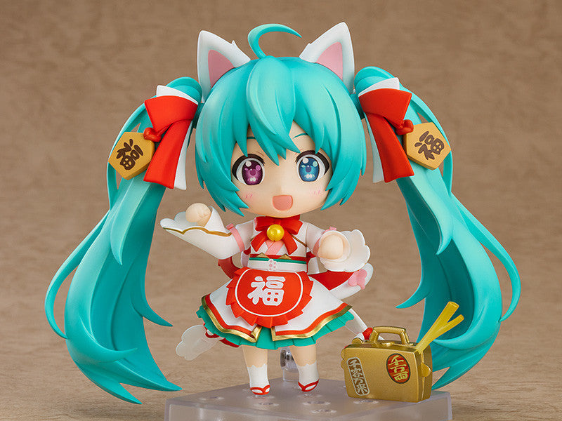 Character Vocal Series 01: Hatsune Miku Maneki Miku Ver. Nendoroid Doll | 4580590127401