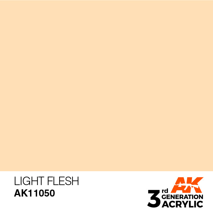 AK Interactive 3G Acrylic Light Flesh 17ml | 8435568302839
