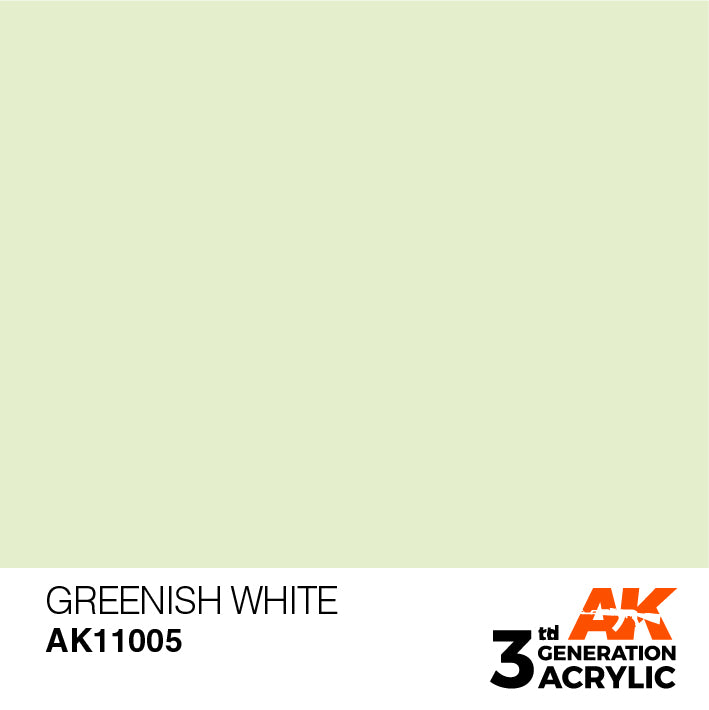 AK Interactive 3G Acrylic Greenish White 17ml | 8435568302389