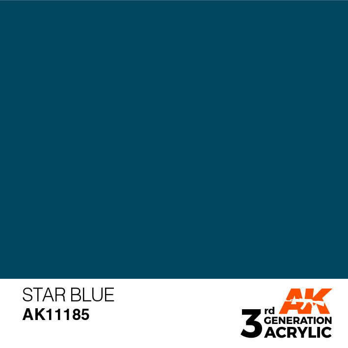 AK Interactive 3G Acrylic Star Blue 17ml | 8435568304185
