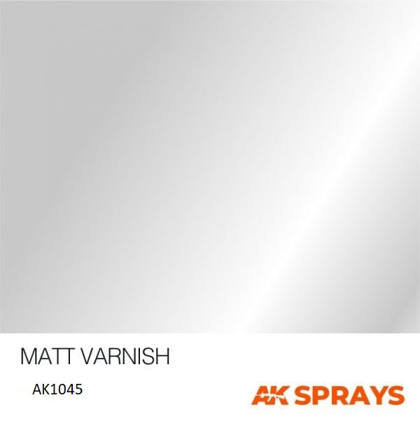 AK Interactive Matt Varnish Spray (USA) 400ML | 8435568300507