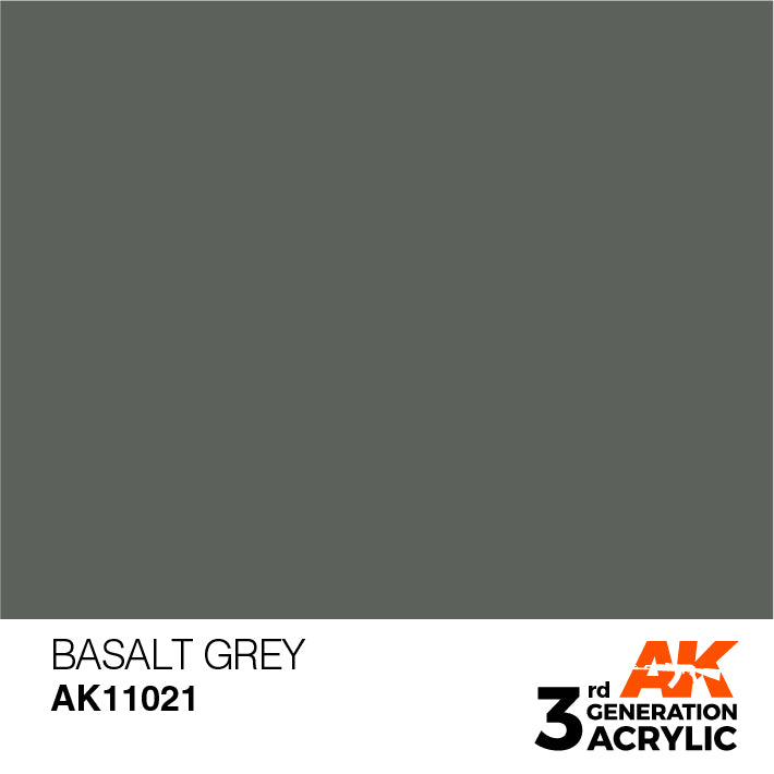 AK Interactive 3G Acrylic Basalt Grey 17ml | 8435568302549