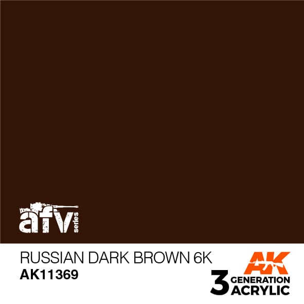 AK Interactive 3G Russian Dark Brown 6K | 8435568310322