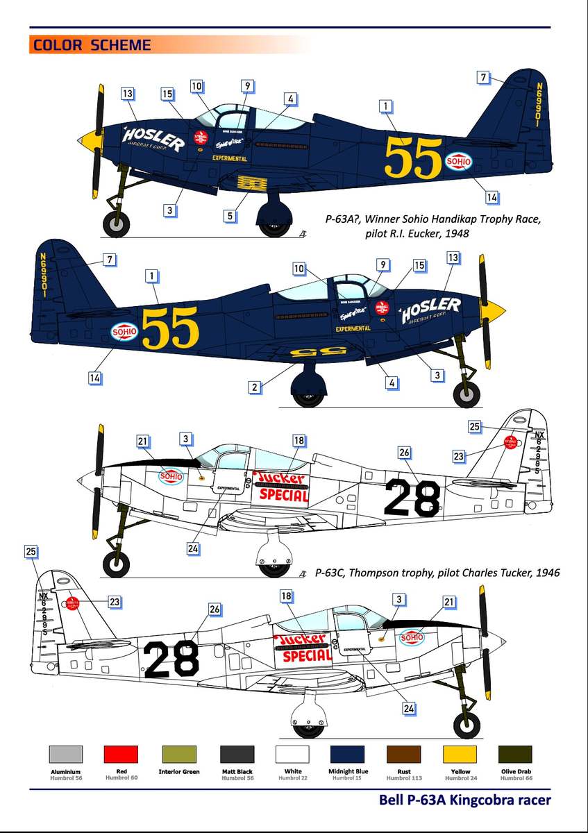 Dora Wings Bell P-63A Kingcobra Racer (Sohio Handicap) | 4820237050090