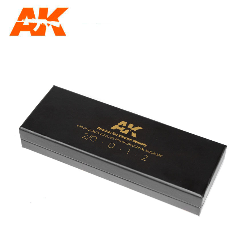 AK Interactive Siberian Kolinsky Brushes Deluxe Case | 8435568311077