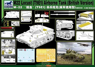 Bronco Models 1/35 M22 Lucust (T9E1) Airborne Tank Bristish Version | 4544032700300