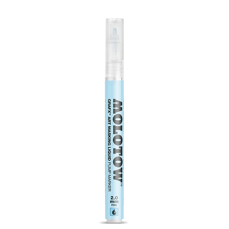 Molotow GRAFX Art Masking Liquid Pump Marker, 2mm | 4250397613833