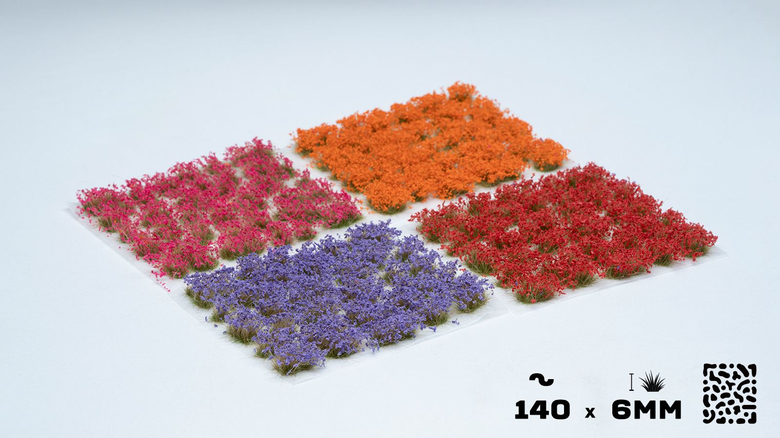 Gamers Grass Garden Flowers Tuft Set - Wild | 738956789976