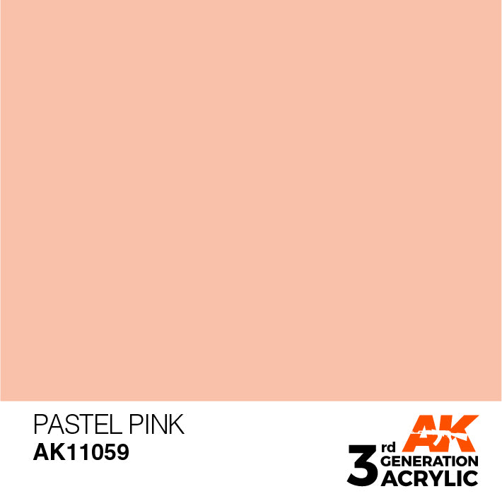 AK Interactive 3G Acrylic Pastel Pink 17ml | 8435568302921