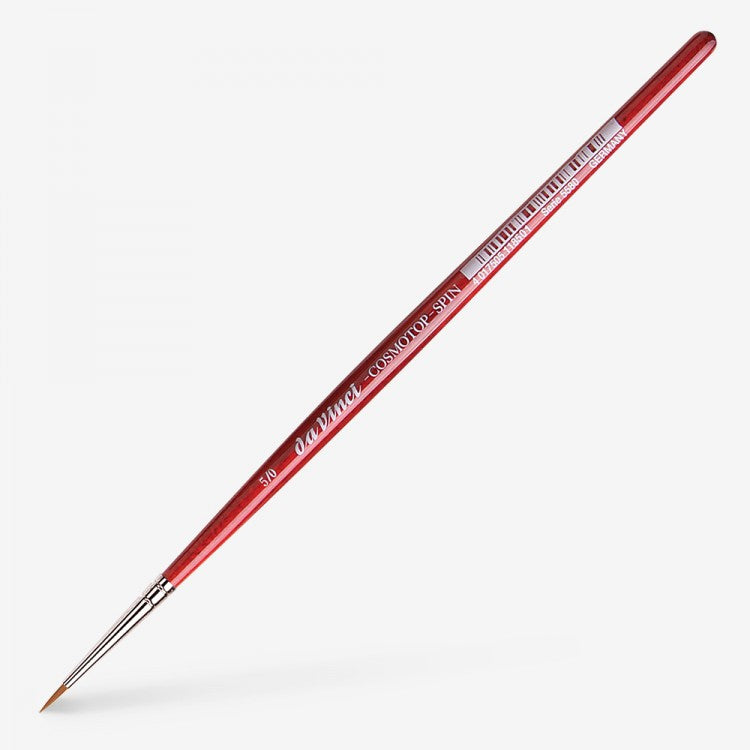 Da Vinci Cosmotop Spin Series 5580 Watercolor Brush - Round, Short Handle, Size 5/0 | 4017505118501