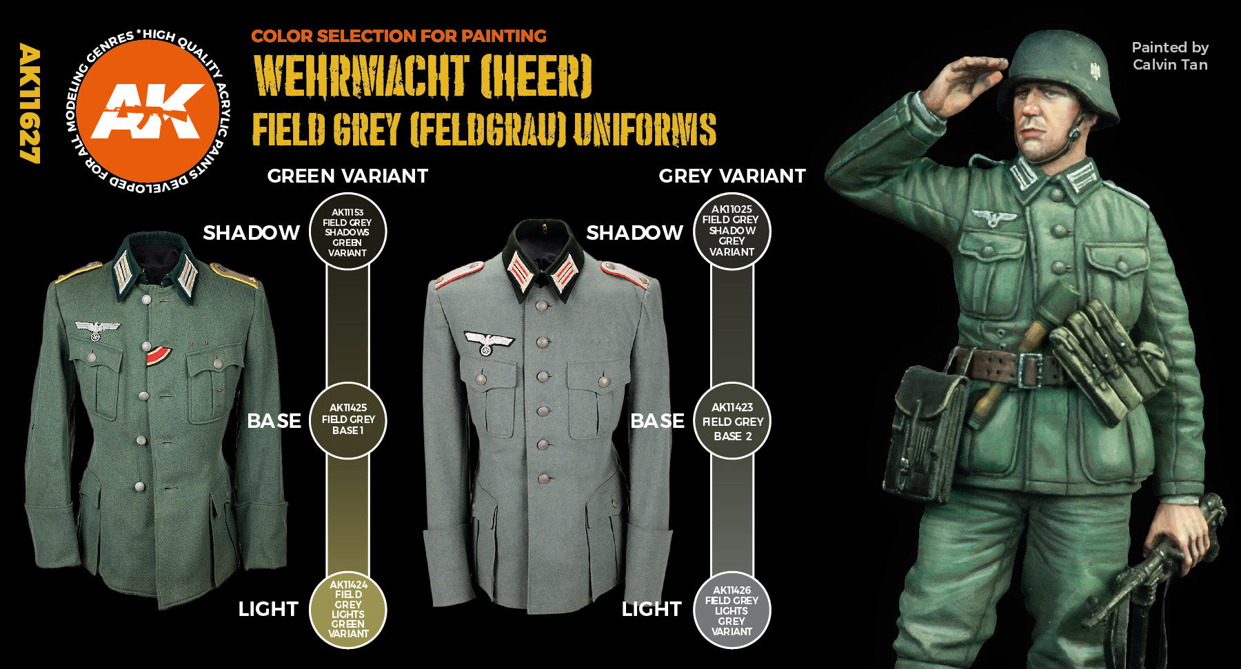 AK Interactive 3G German Field Grey Uniforms | 8435568310490