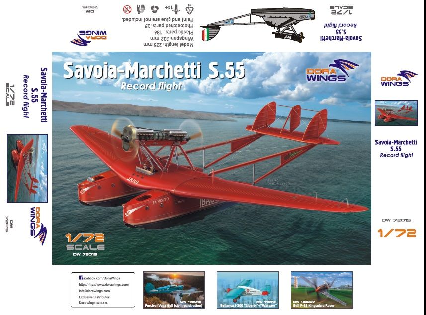 Dora Wings Savoia-Marchetti S.55 'Record flights' | 4820237050144