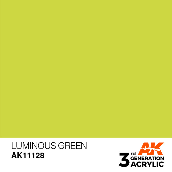 AK Interactive 3G Acrylic Luminous Green 17ml | 8435568303614