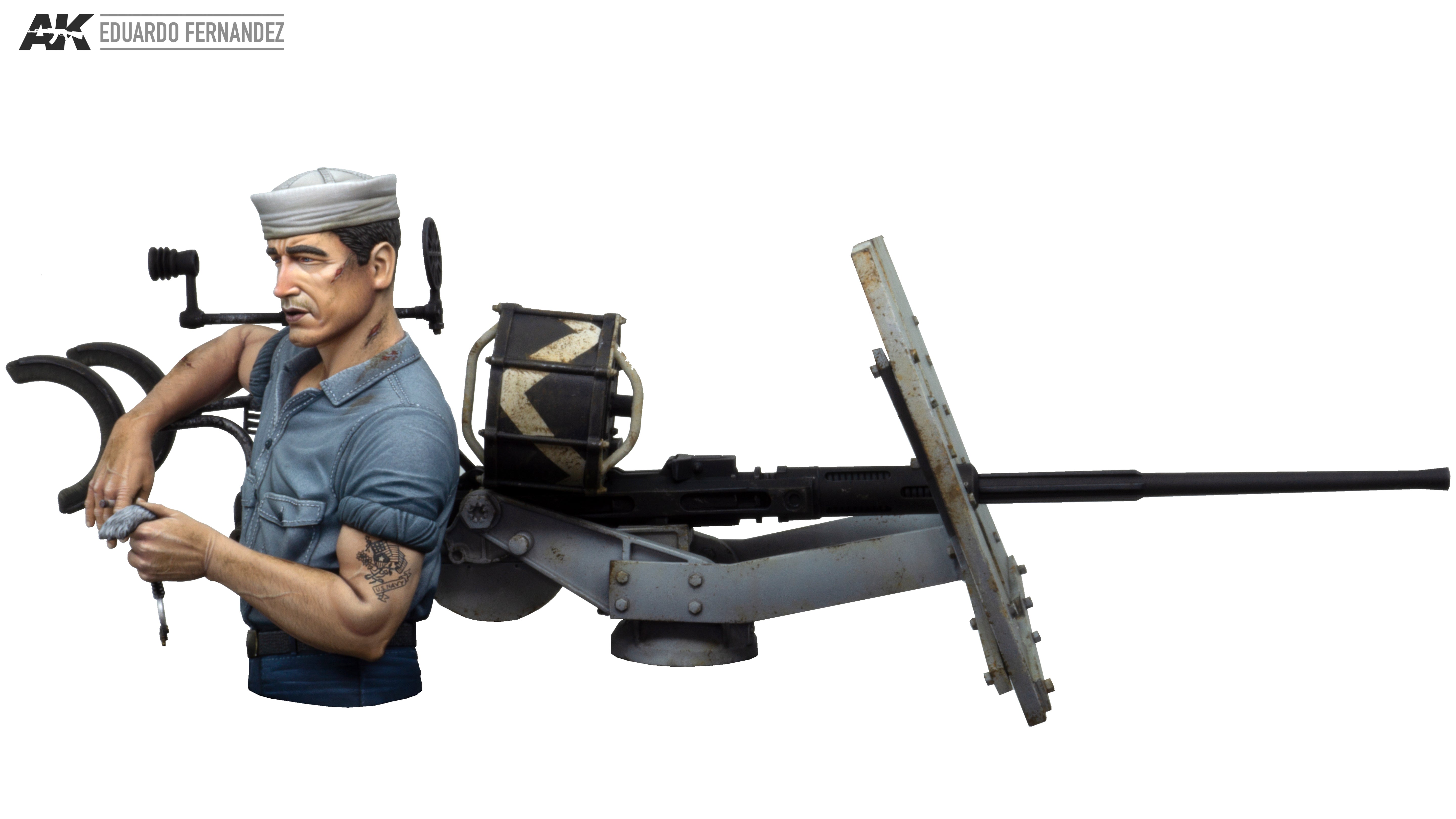 Abteilung502 1/10 Midway 'TARFU' - 20mm Oerlikon Cannon w Gunner | 8435568312746