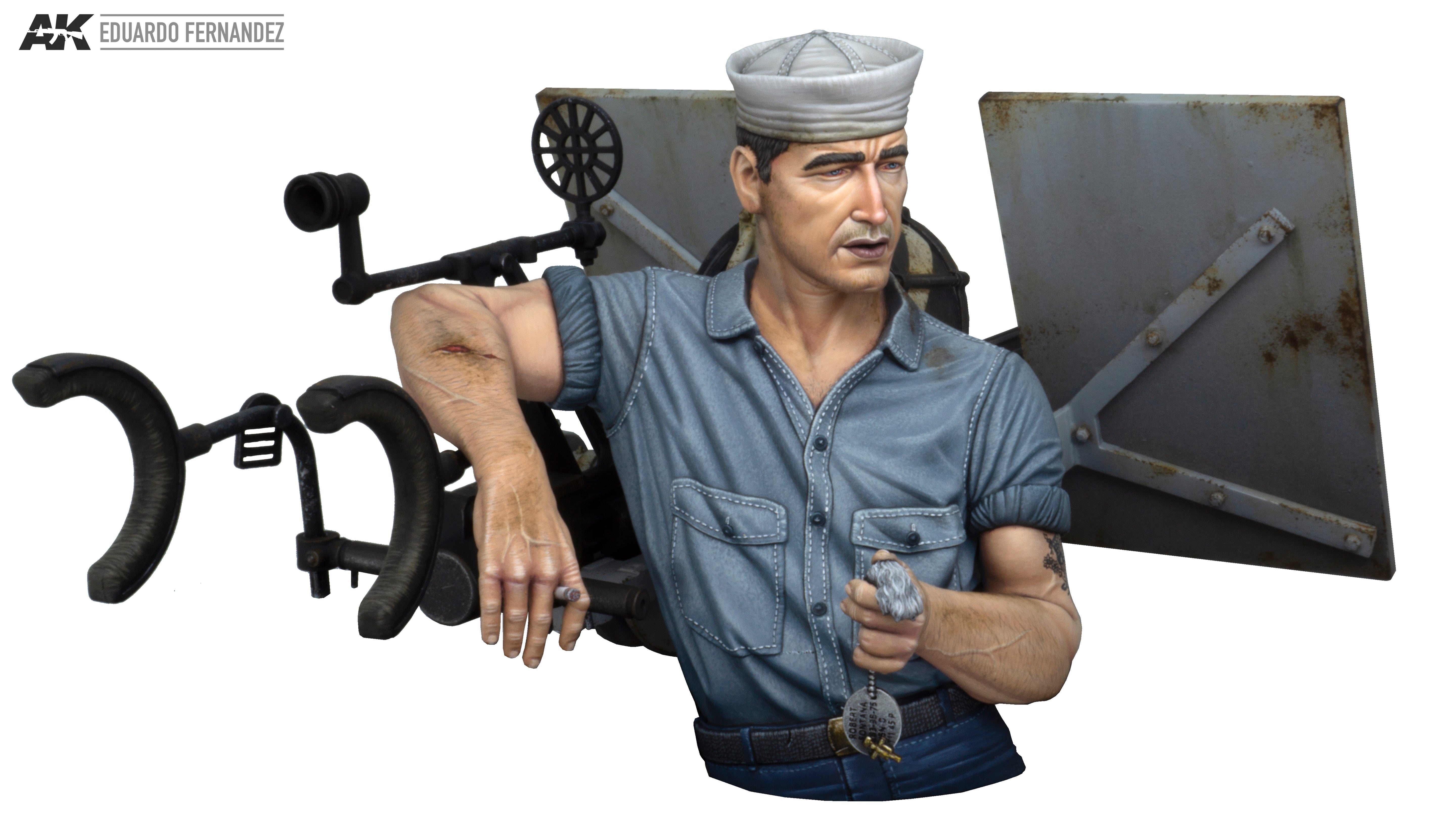 Abteilung502 1/10 Midway 'TARFU' - 20mm Oerlikon Cannon w Gunner | 8435568312746