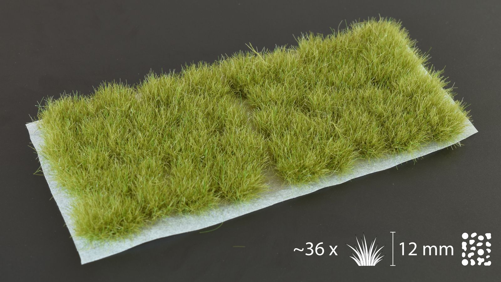 Gamers Grass Dry Green XL 12mm Tuft - Wild | 738956789082