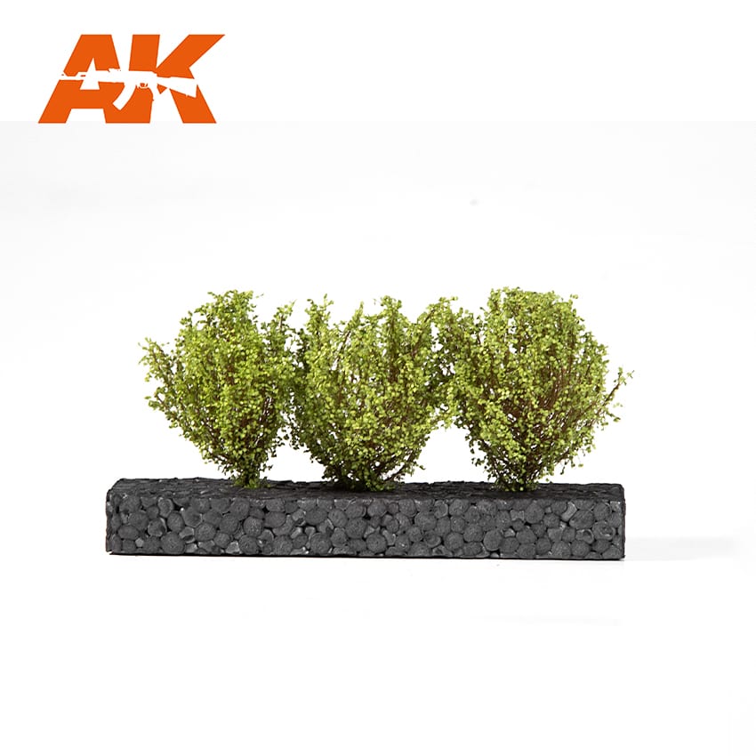 AK Interactive Light Green Bushes 4-6 cm | 8435568313835