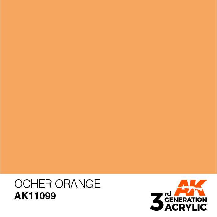 AK Interactive 3G Acrylic Ocher Orange 17ml | 8435568303324