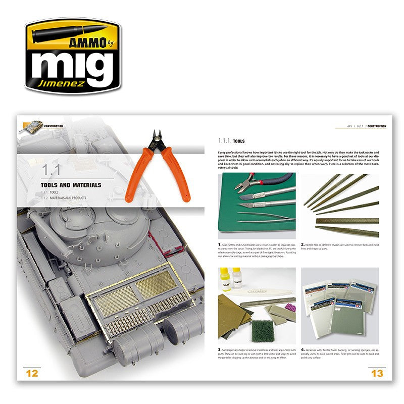 Ammo Mig Encyclopedia of Armour Modelling Techniques - Vol. 1: Construction (English) | 8432074061502