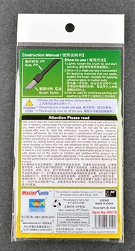 Master Tools Disposable Mini Diagonal Brush x 10 | 9580208080192