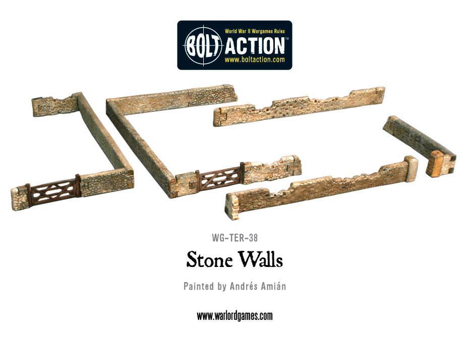 Bolt Action Stone Walls plastic boxed set | 5060393700050