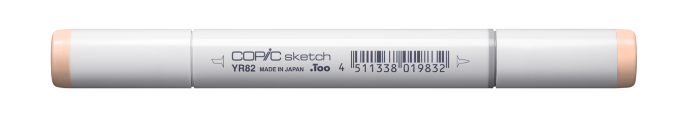 Copic Sketch Marker Yellow Reds, Mellow Peach YR82 | 4511338019832