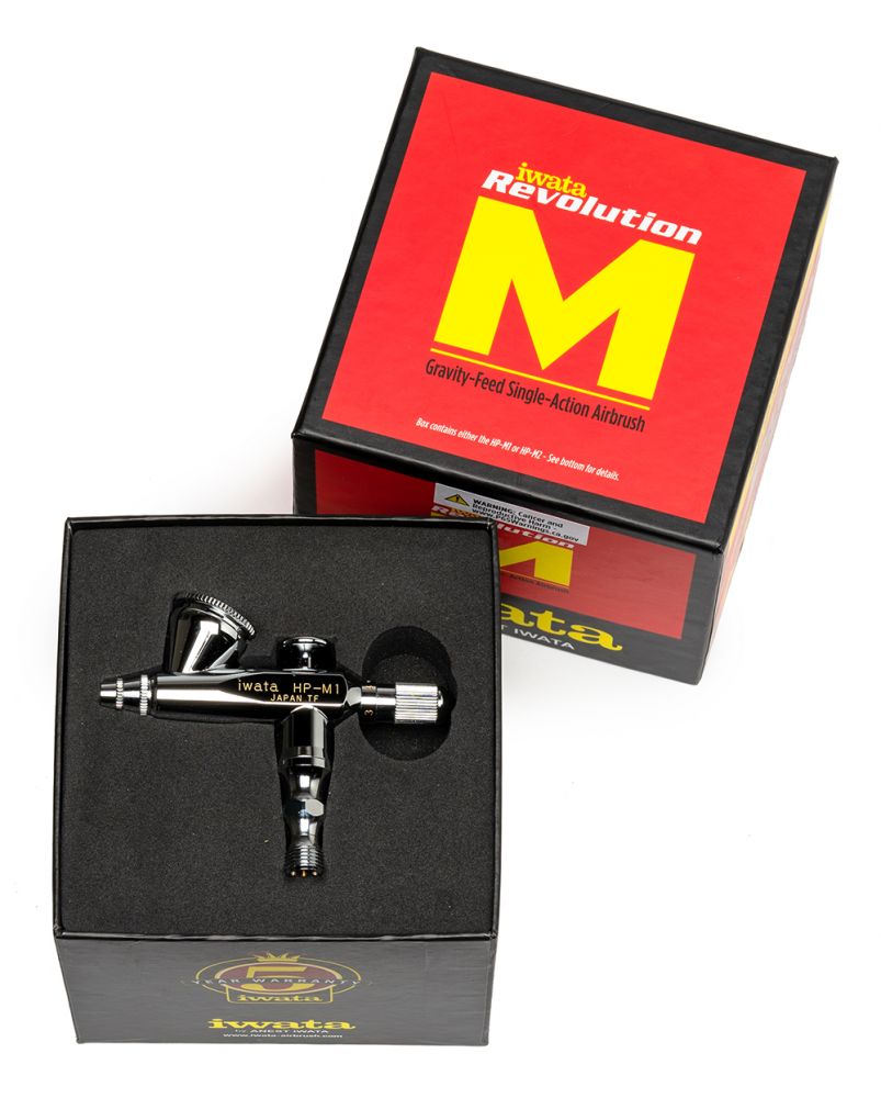IWATA Revolution HP-M1 Gravity Feed Single Action Airbrush | 734748120637